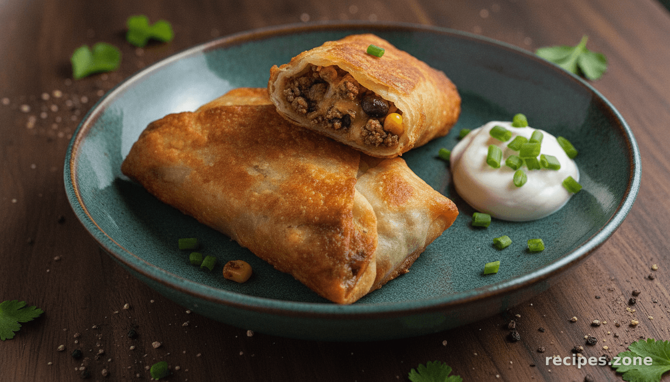 Taco Egg Roll