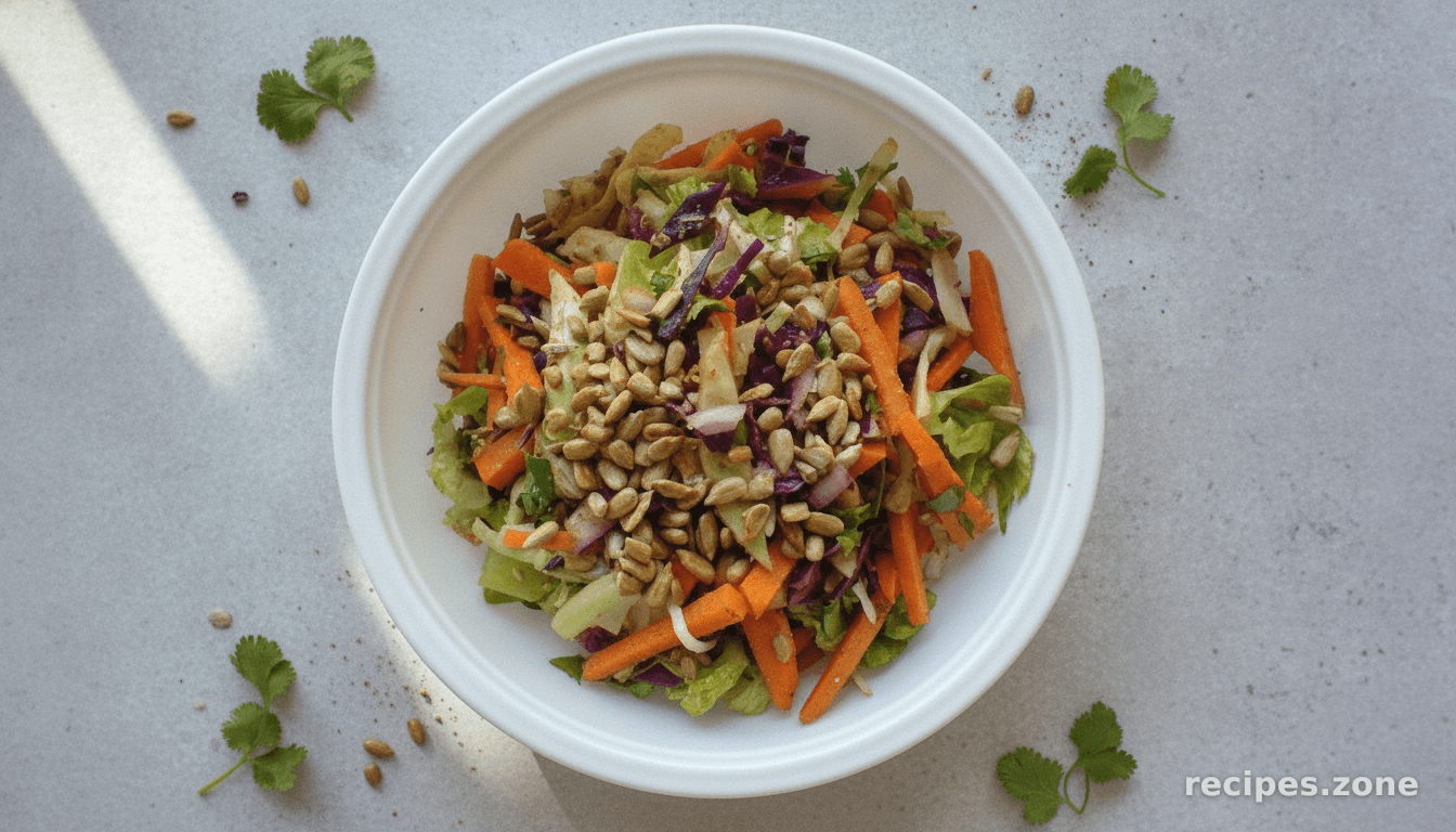 Carrot and Cabbage Salad With Coriander+cumin Dry Rub
