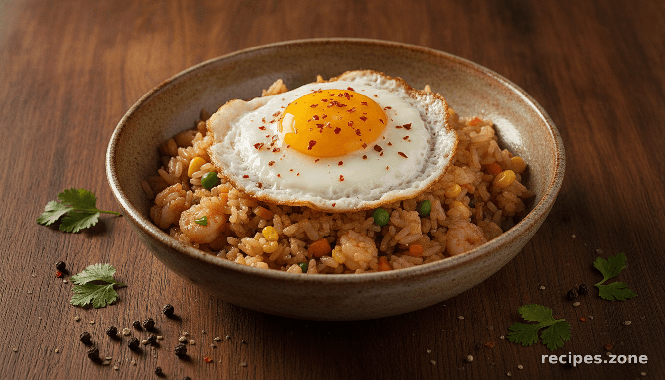 Korean Saewoo Bokkeumbap (Shrimp Fried Rice)