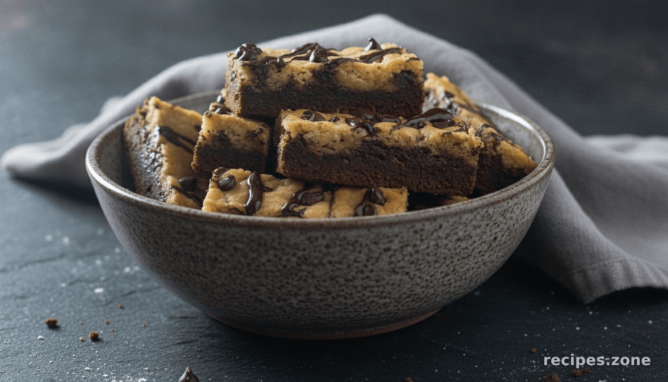 Triple Chocolate Cookie Bars