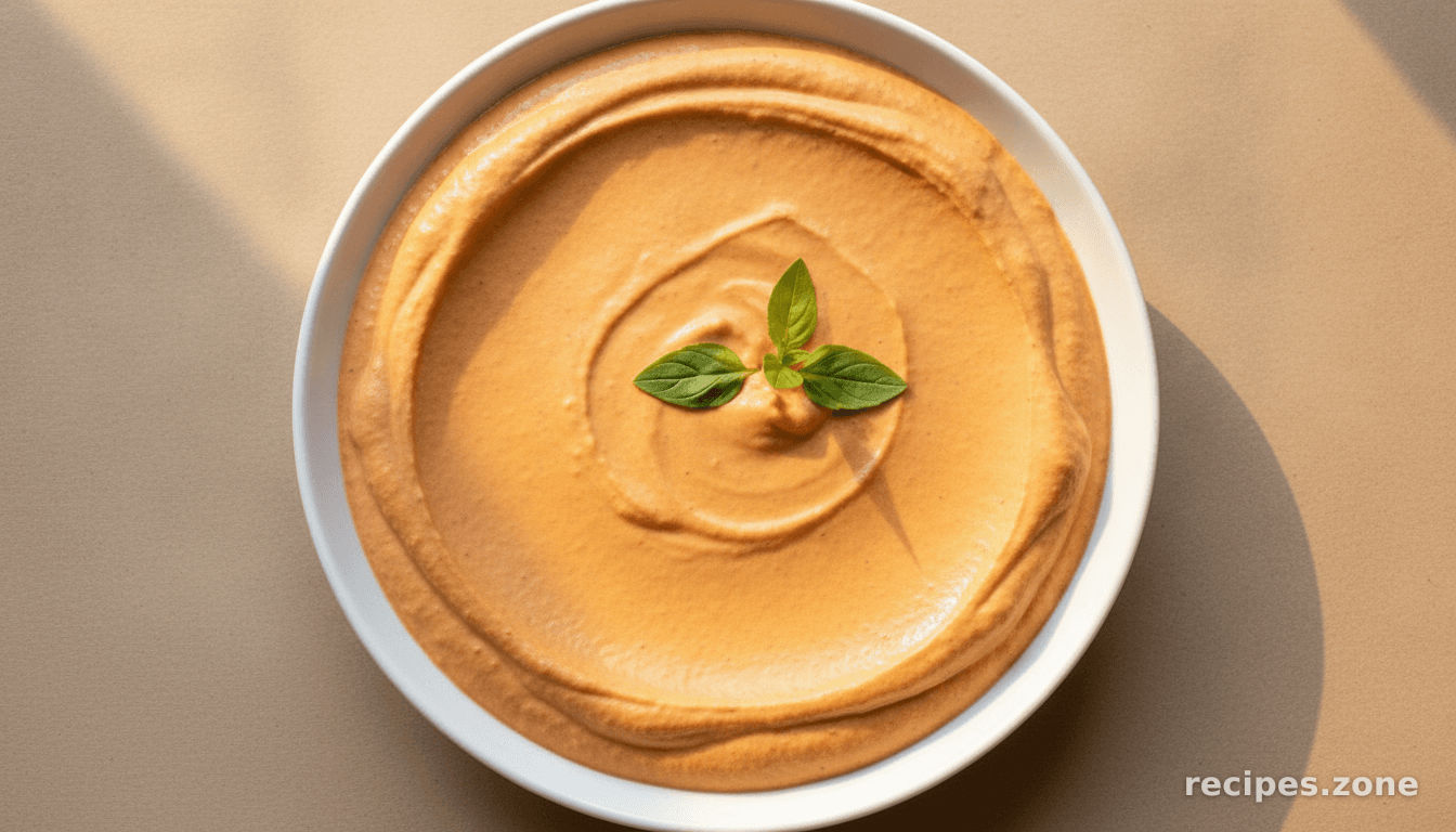 Spicy Roasted Red Pepper Dip