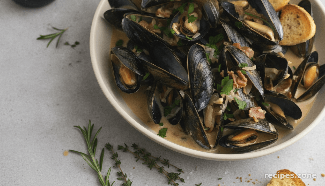 Mussels in Irish Ale