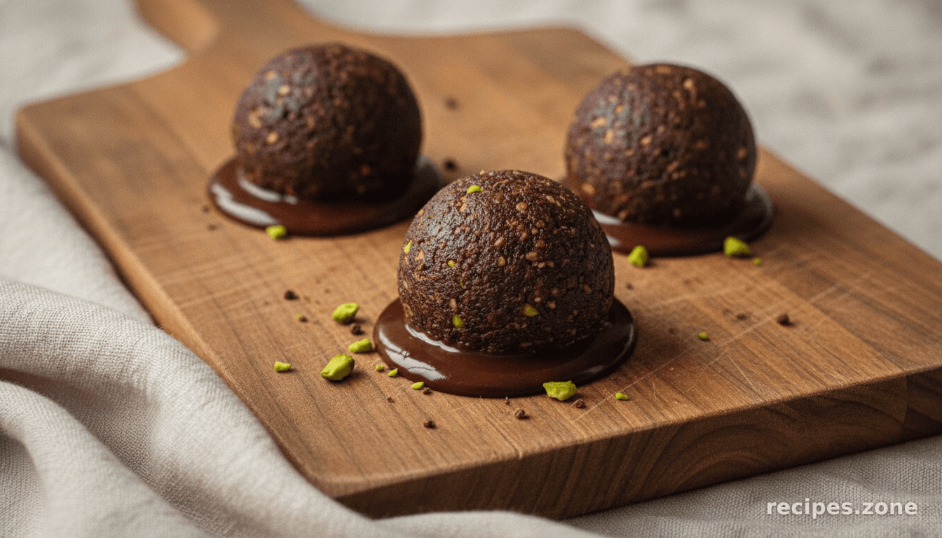 Chocolate Pistachio Energy Bites