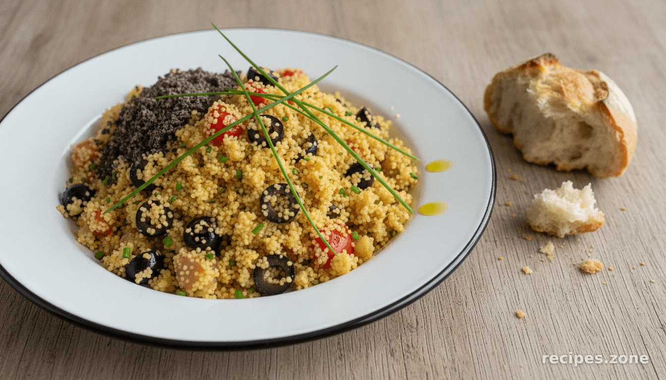 Couscous with olives