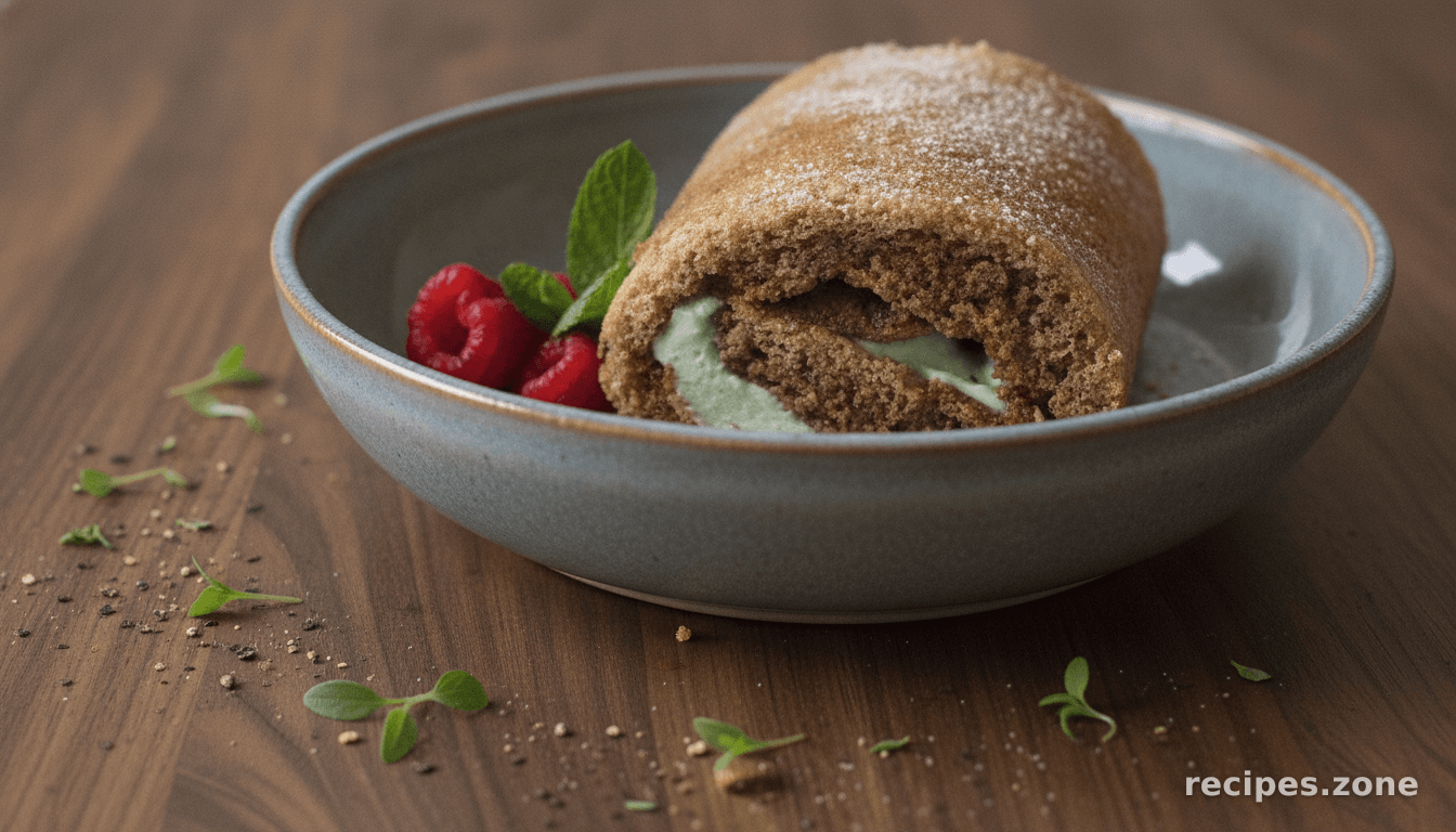 Chocolate Pecan Mint Roll