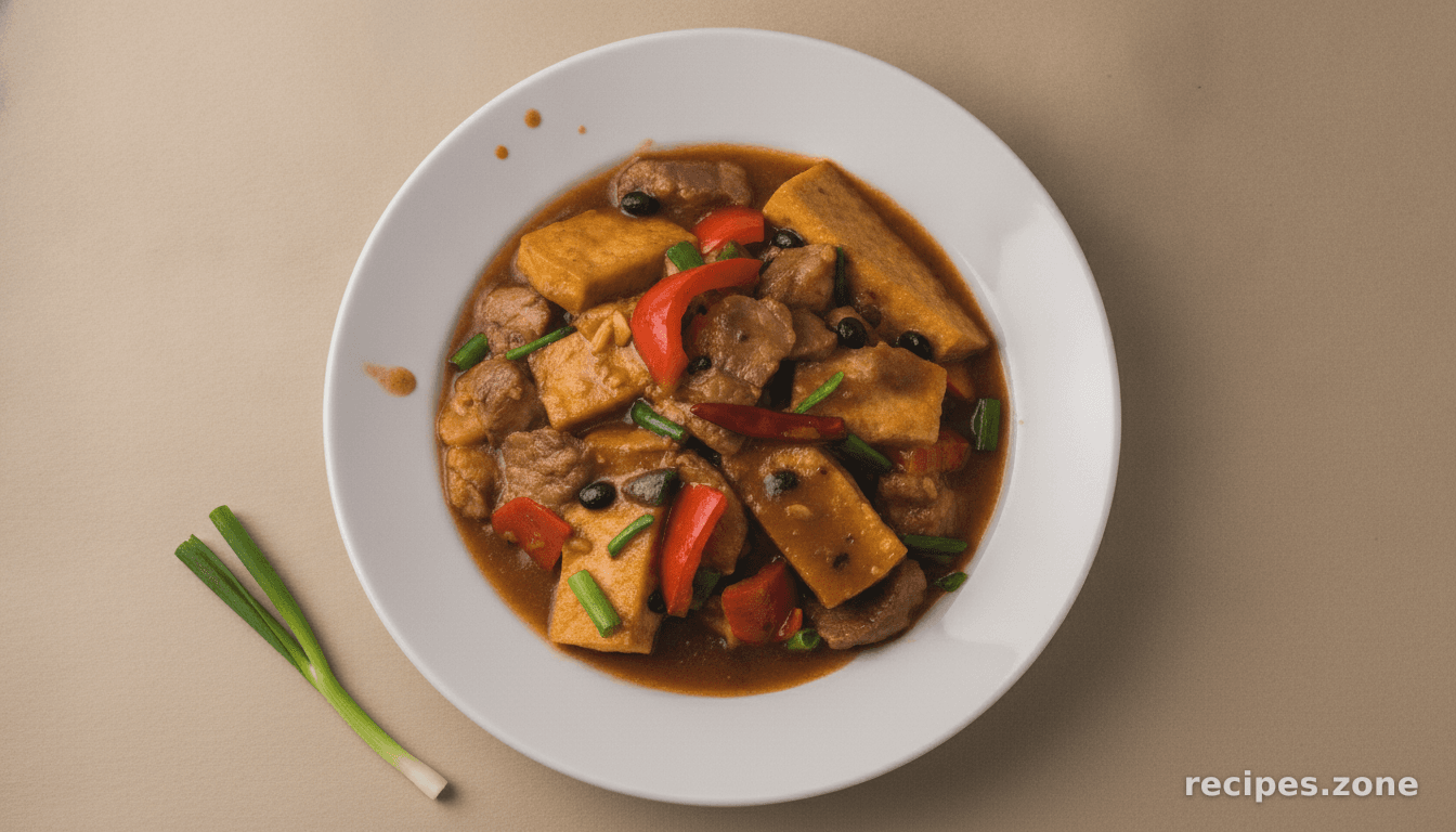 Tokwa Baboy (Braised Tofu With Pork)