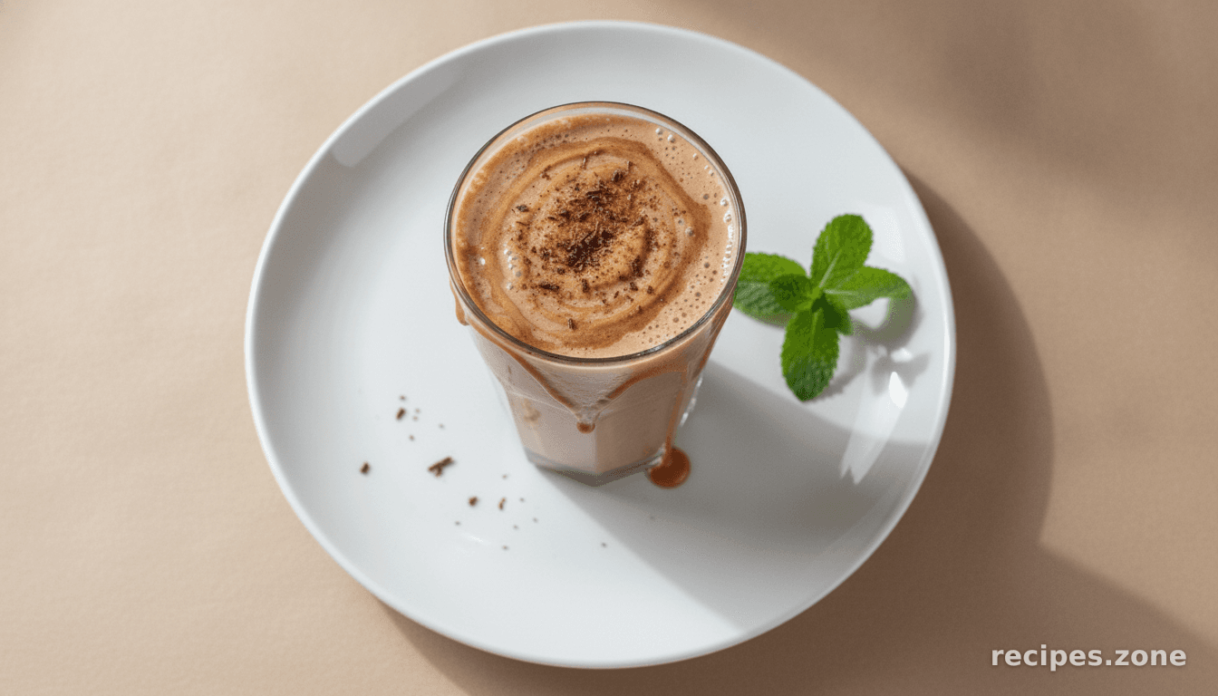 Chocolate Peanut Butter Cinnamon Smoothie