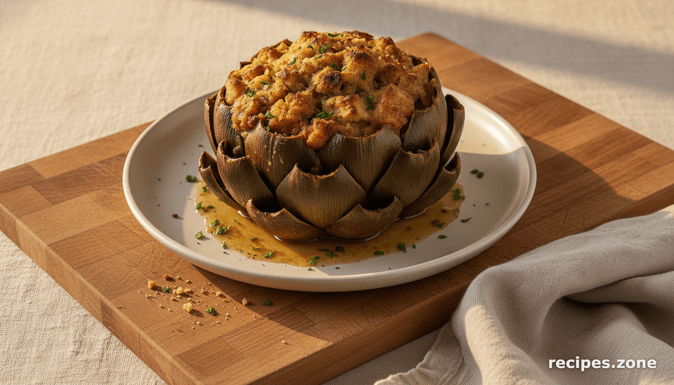 Stuffed Artichoke Main Dish