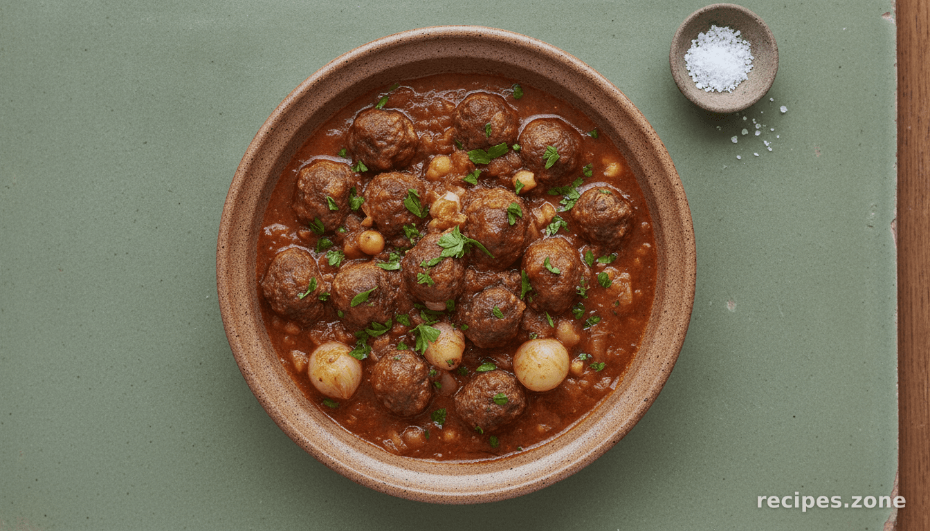 Algerian Kefta (Meatballs)