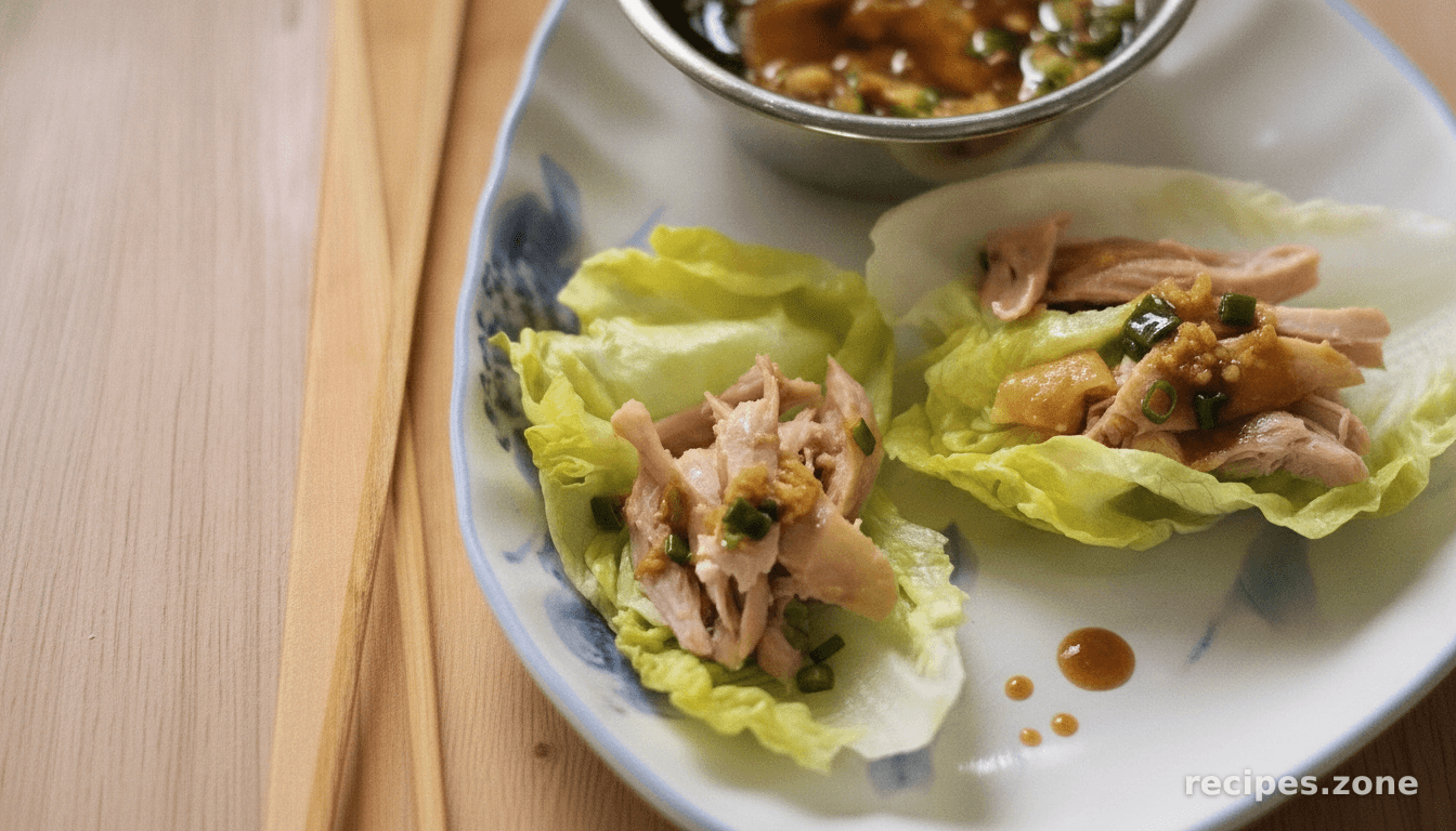 Steamed Chicken With Soy-Ginger Sauce