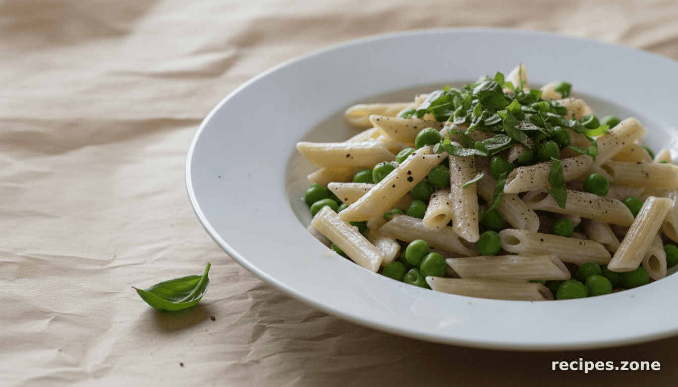 Penne with Goat Cheese and Basil