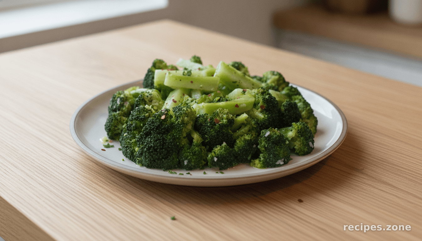 Garlic Lemon Chili Broccoli