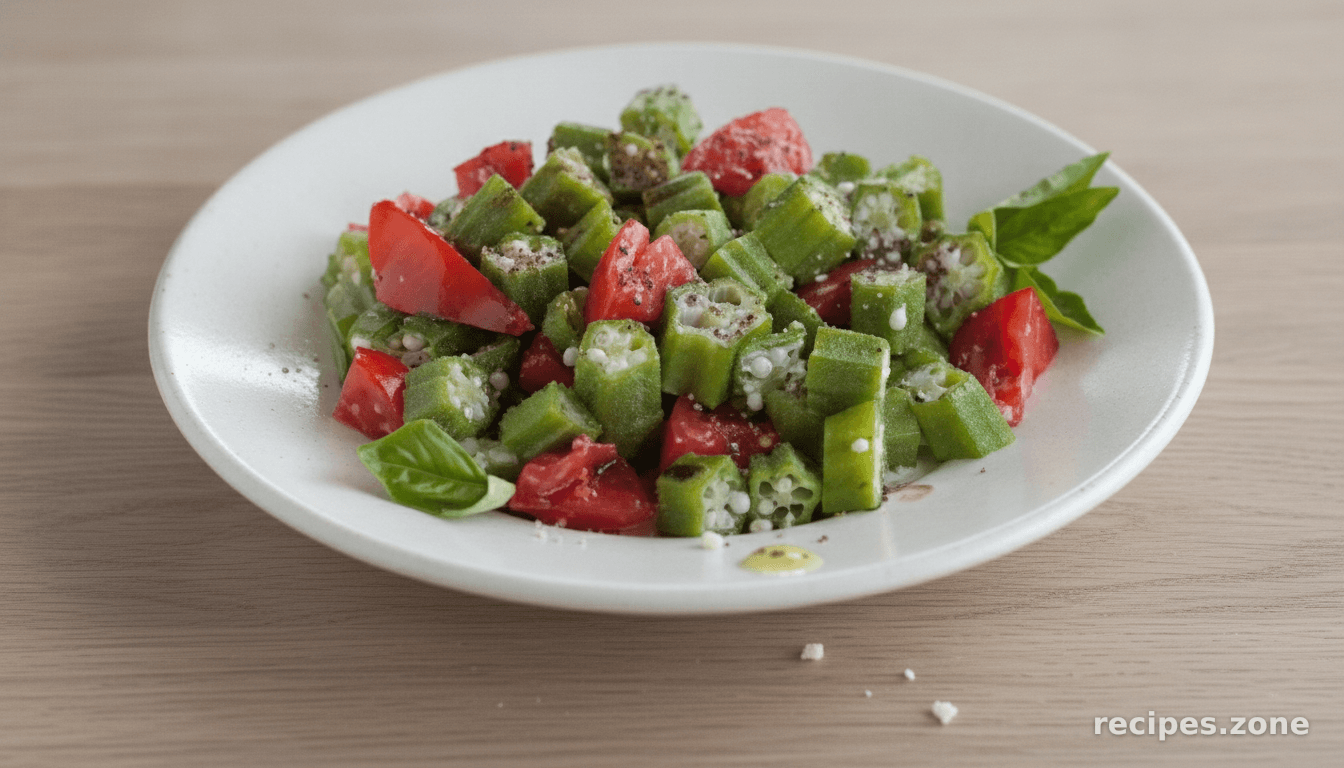 Okra Tomato Salad