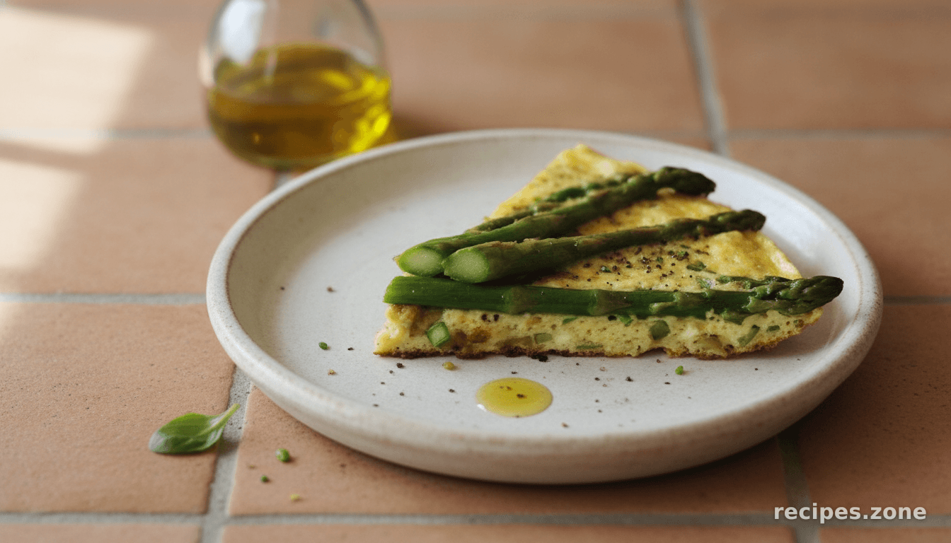 Spring Onion & Asparagus Frittata