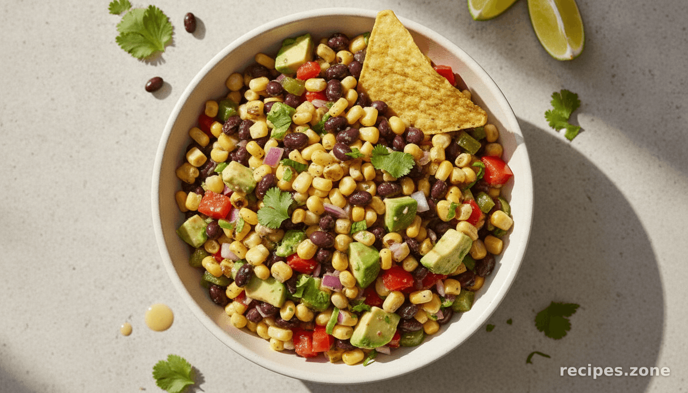 Vegetable Salsa With Black Beans & Avocado