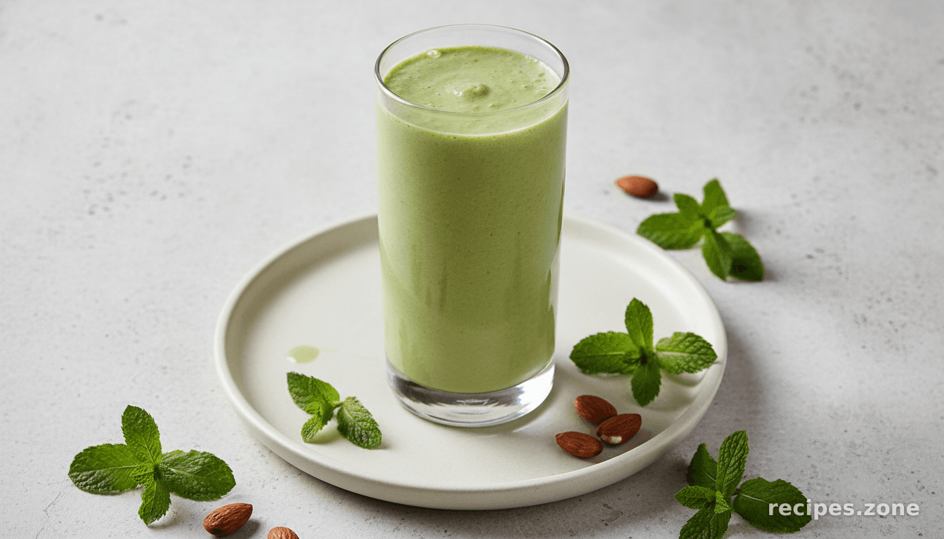 Powerhouse Almond Matcha Superfood Smoothie