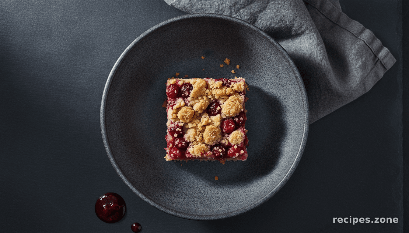 Cranberry Crumb Bars