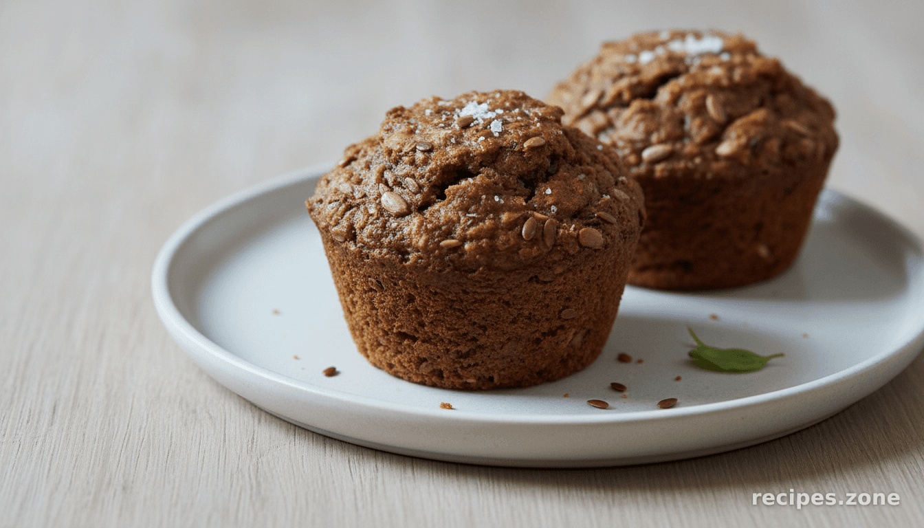 Moist Vegan Spelt Bran Muffins