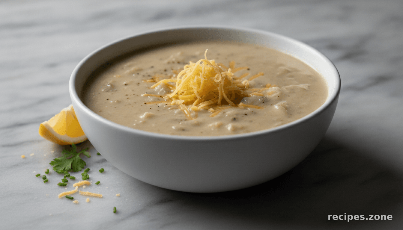 Cauliflower, Leek and Cheddar Cheese Soup