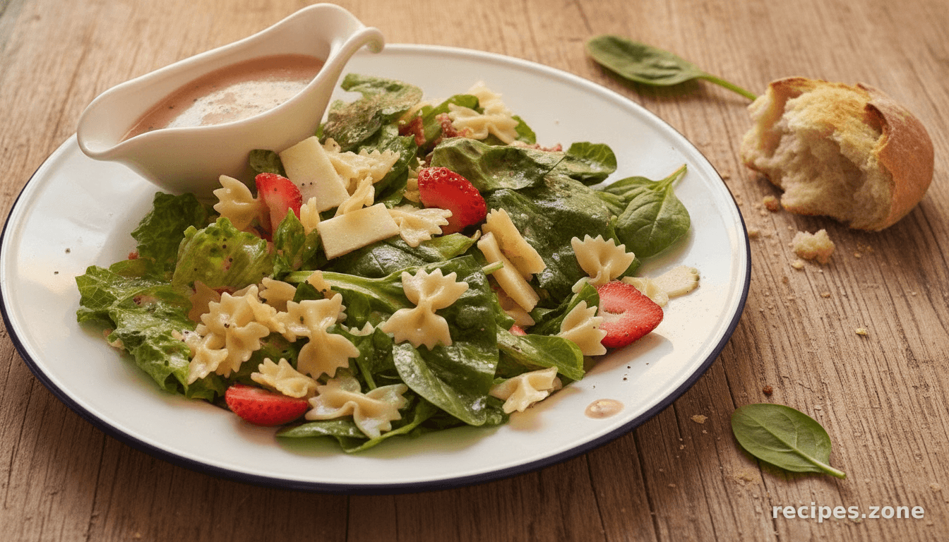 Blushing Pink Bowtie Salad