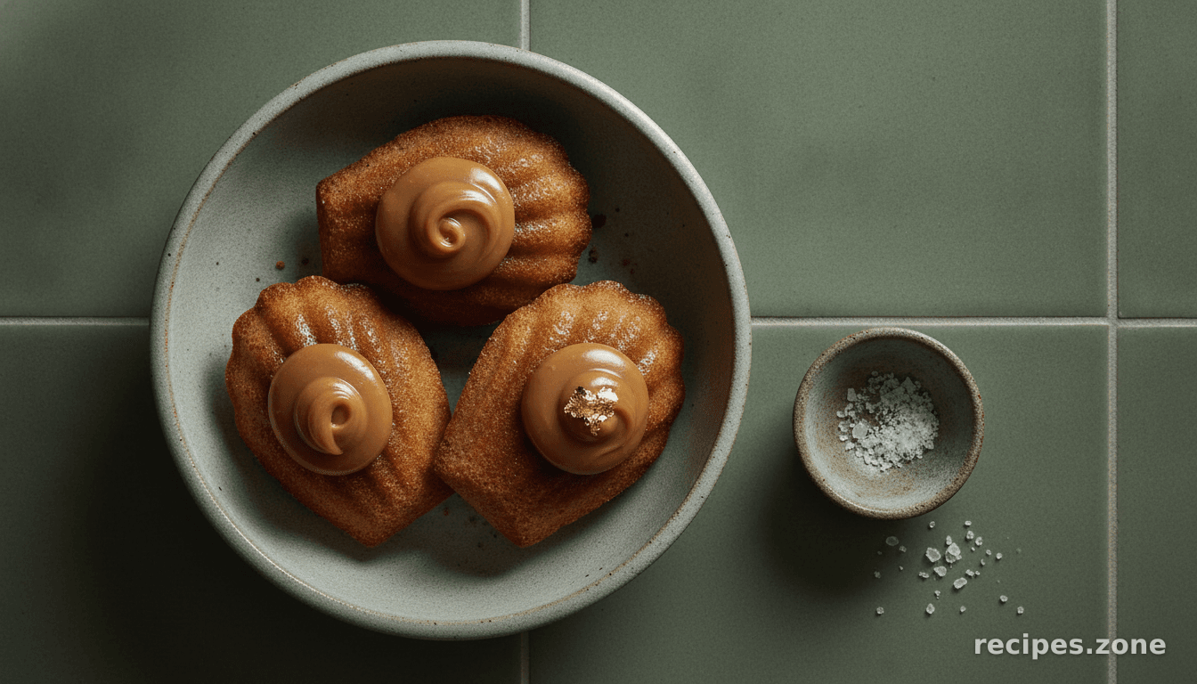 Madeleines With Irish Whiskey Fudge
