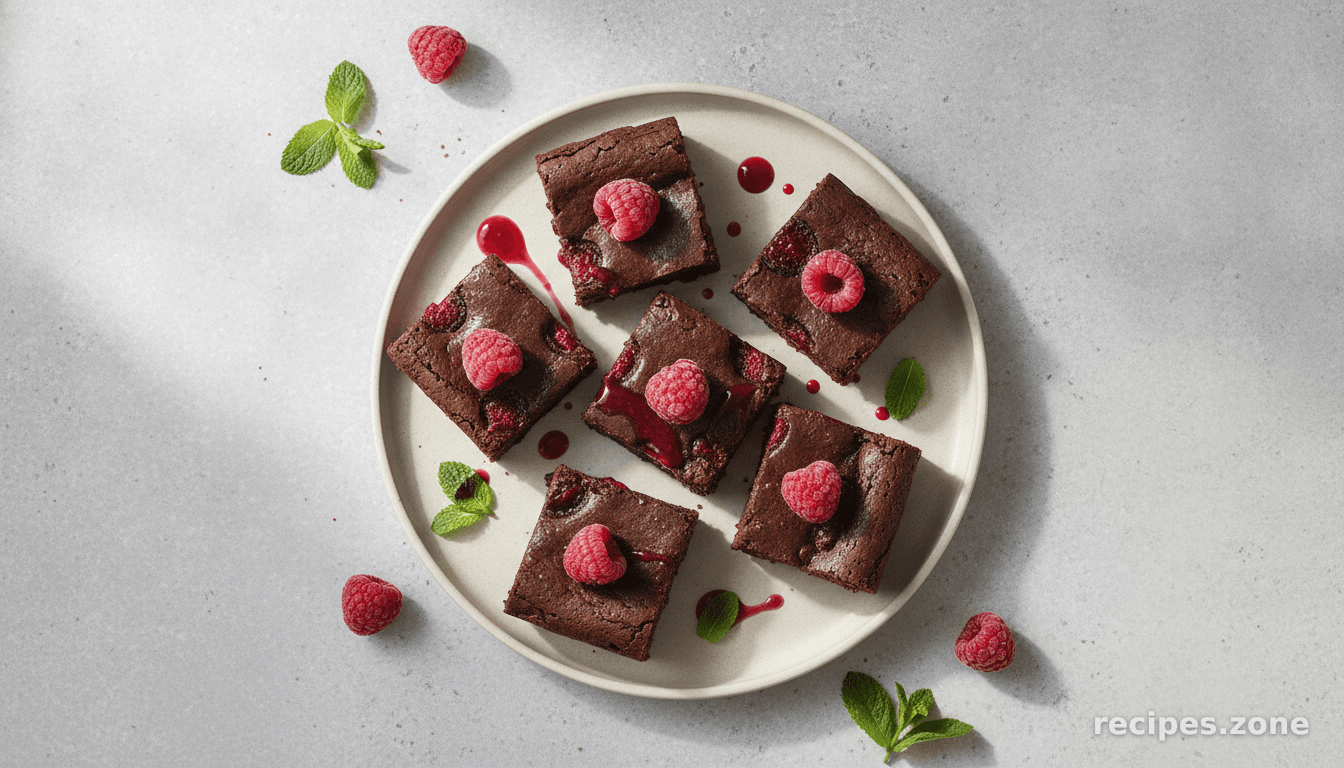 Chocolate Raspberry Brownies