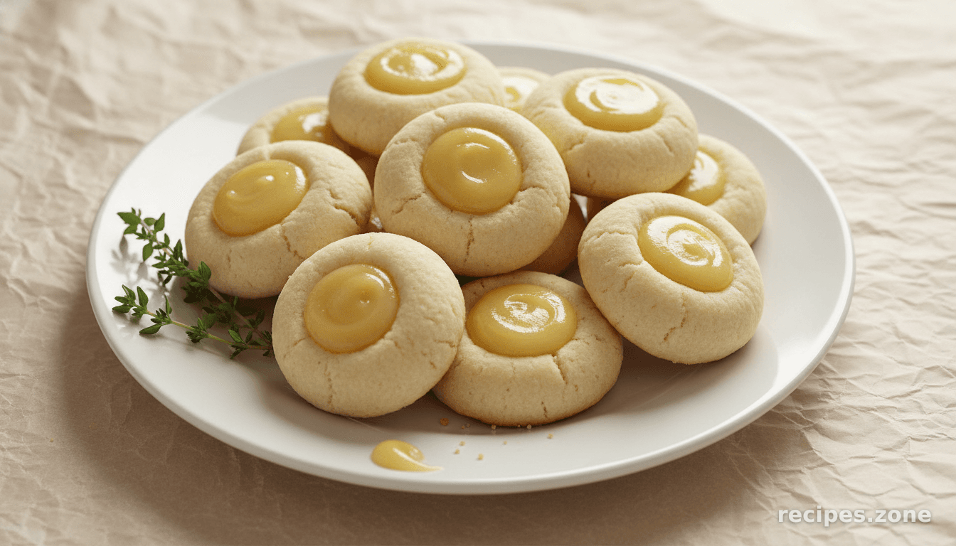 Lemon Thumbprint Cookies