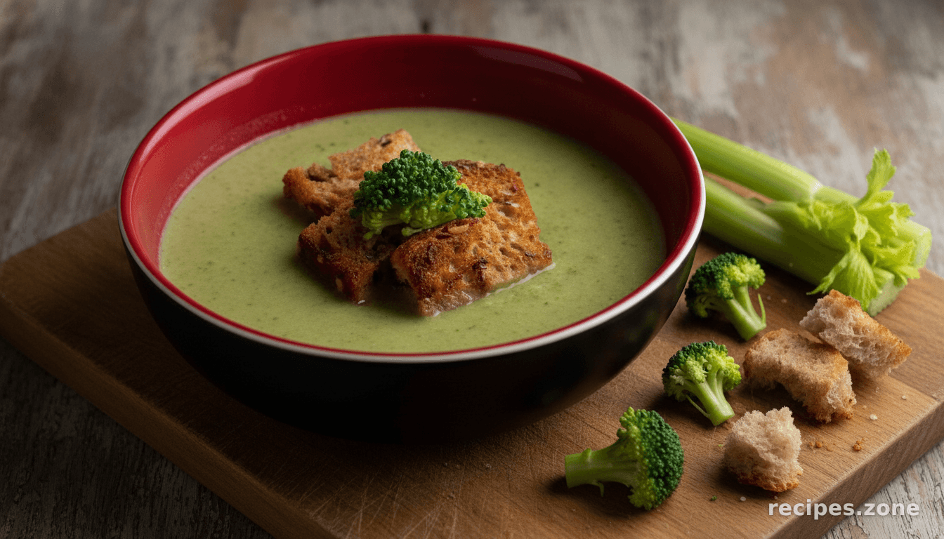 Creamy Broccoli & Celery Soup