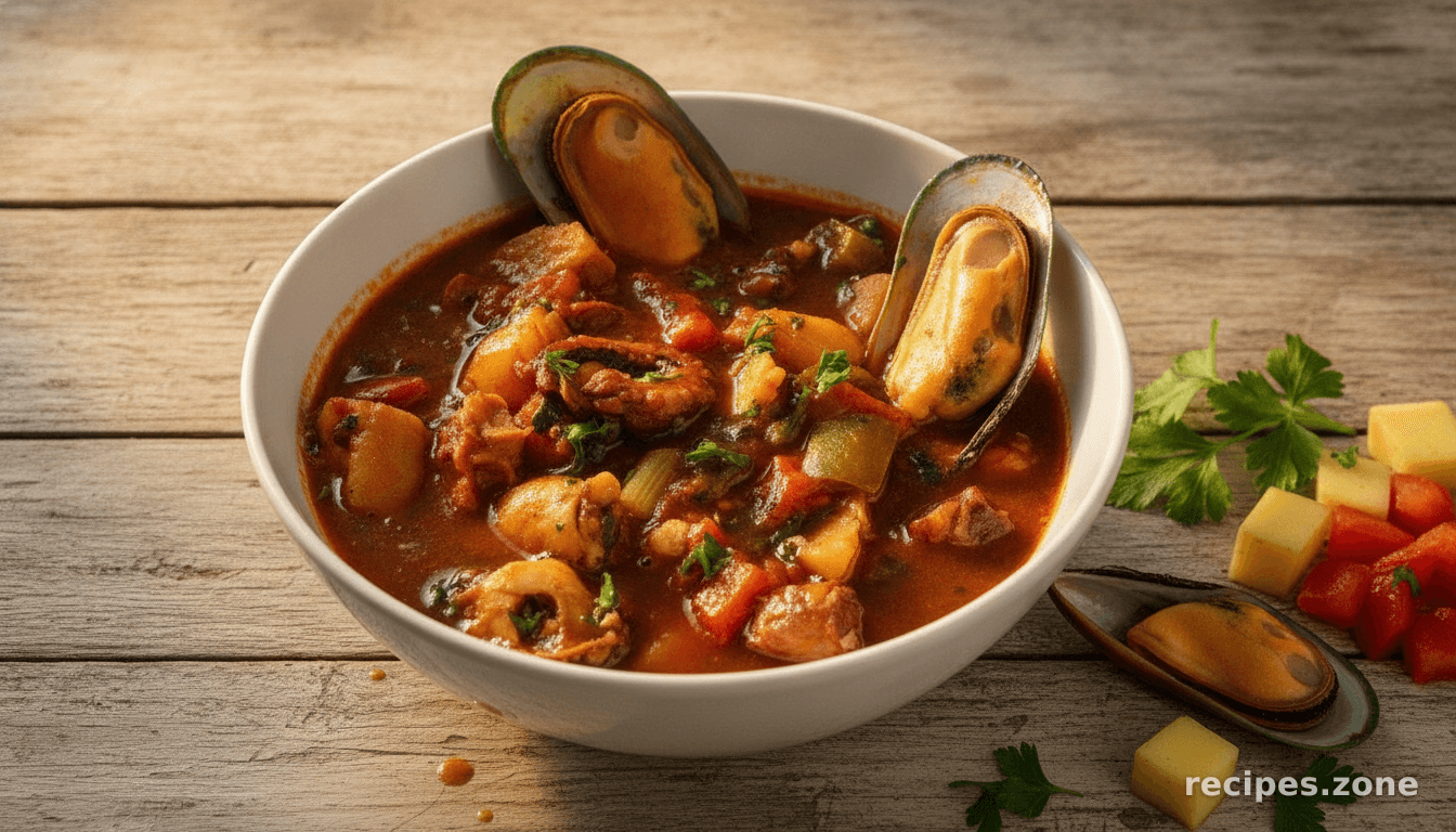 Portuguese fish stew (Caldeirada de peixe)