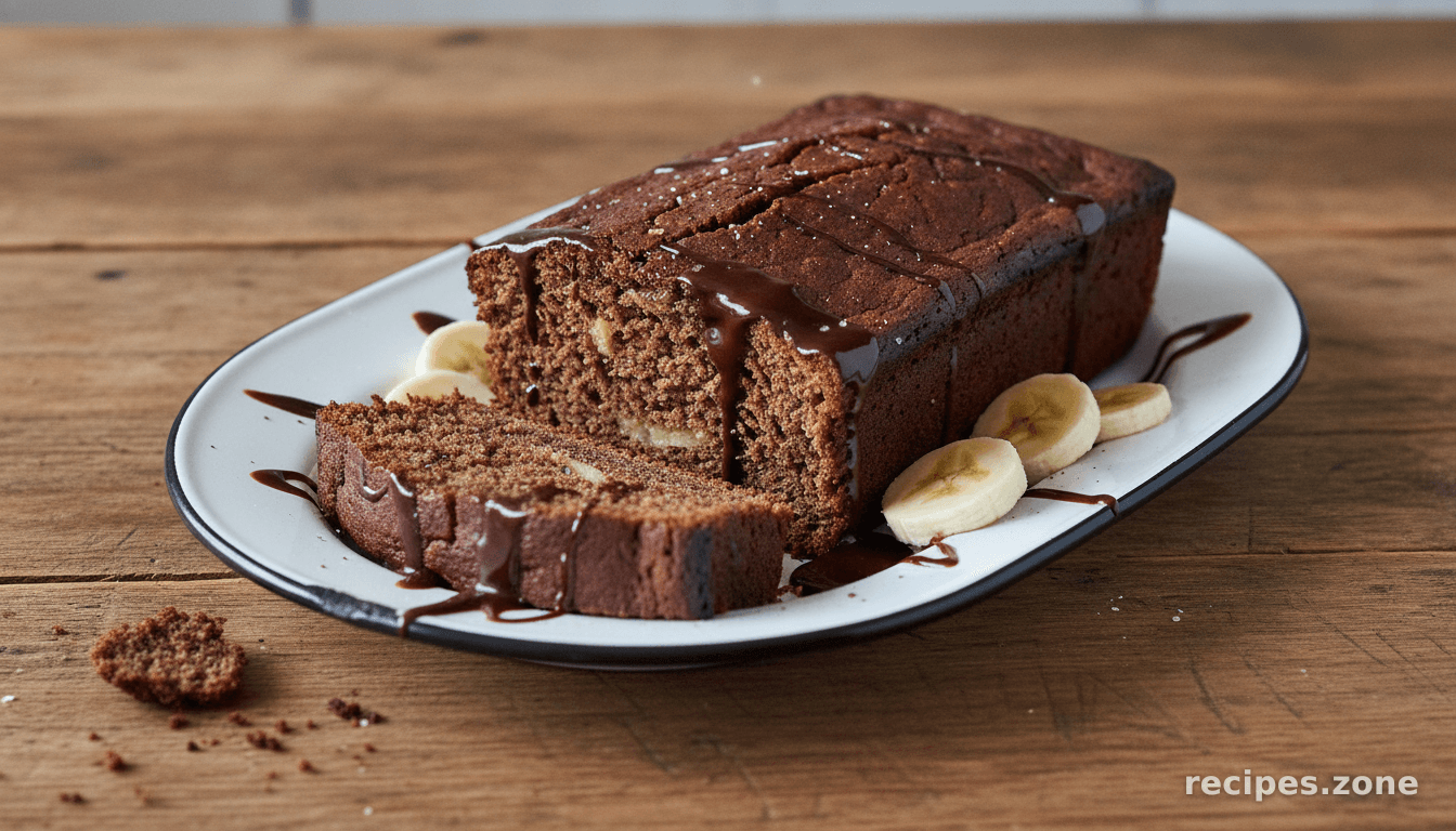 Skinny Chocolate Banana Bread