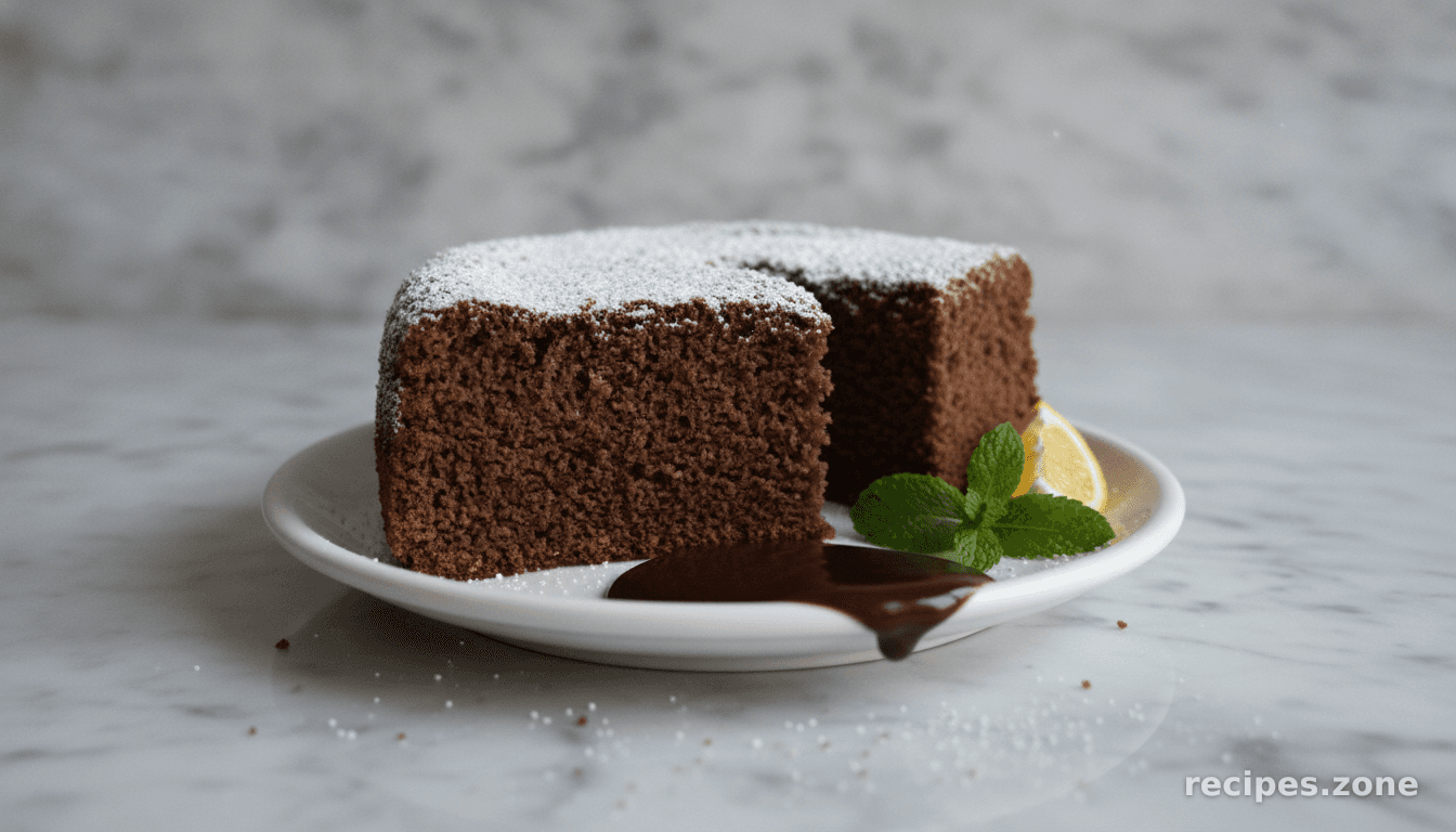 Cocoa Chiffon Cake