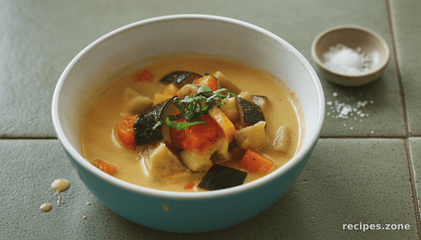 Roasted Mediterranean Vegetable Soup