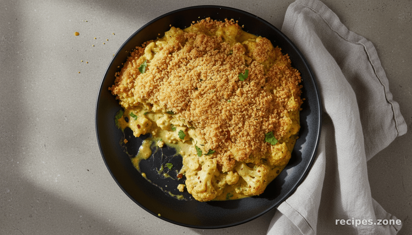 Curried Cauliflower Gratin
