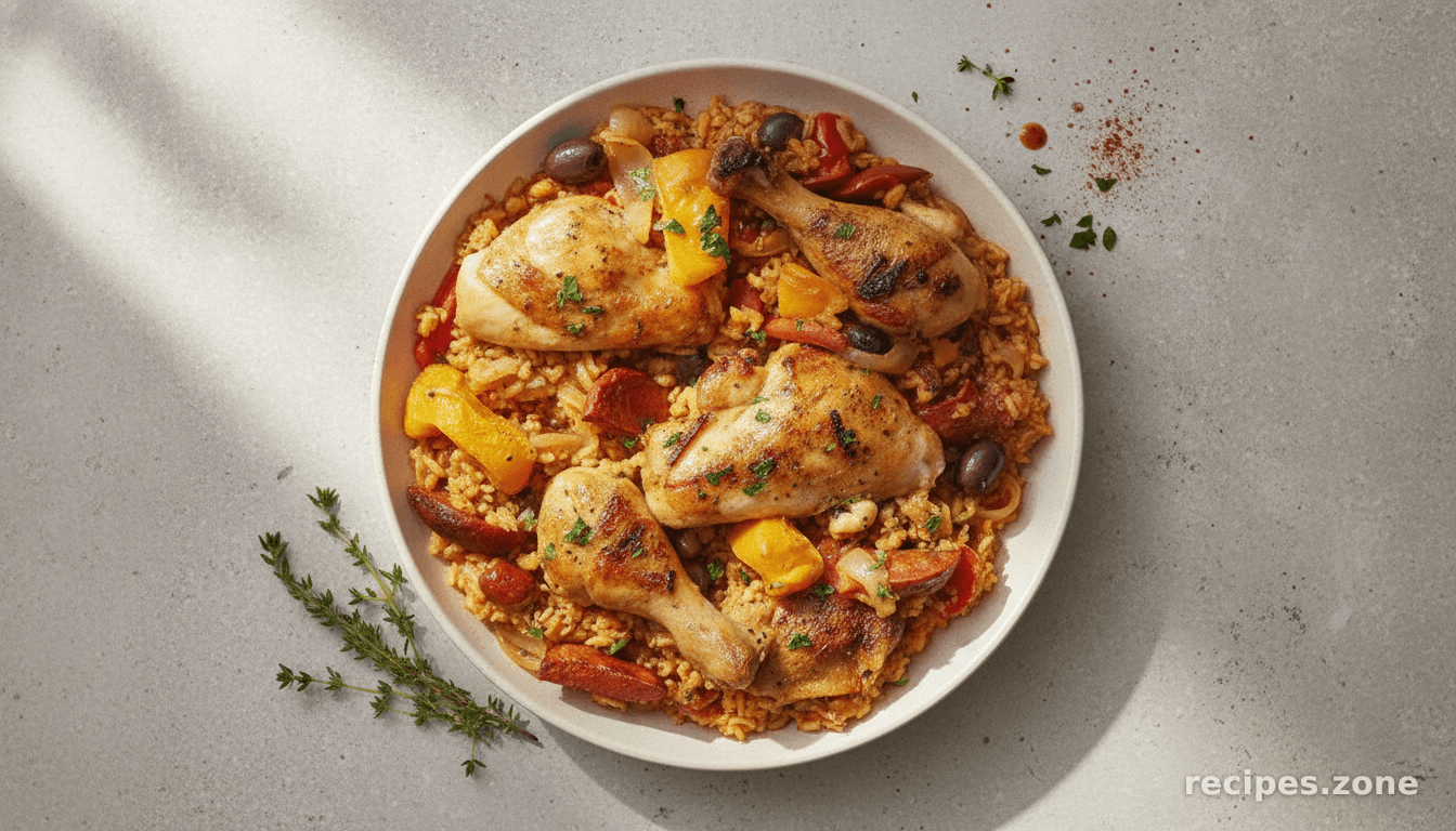 Chicken Basquaise
