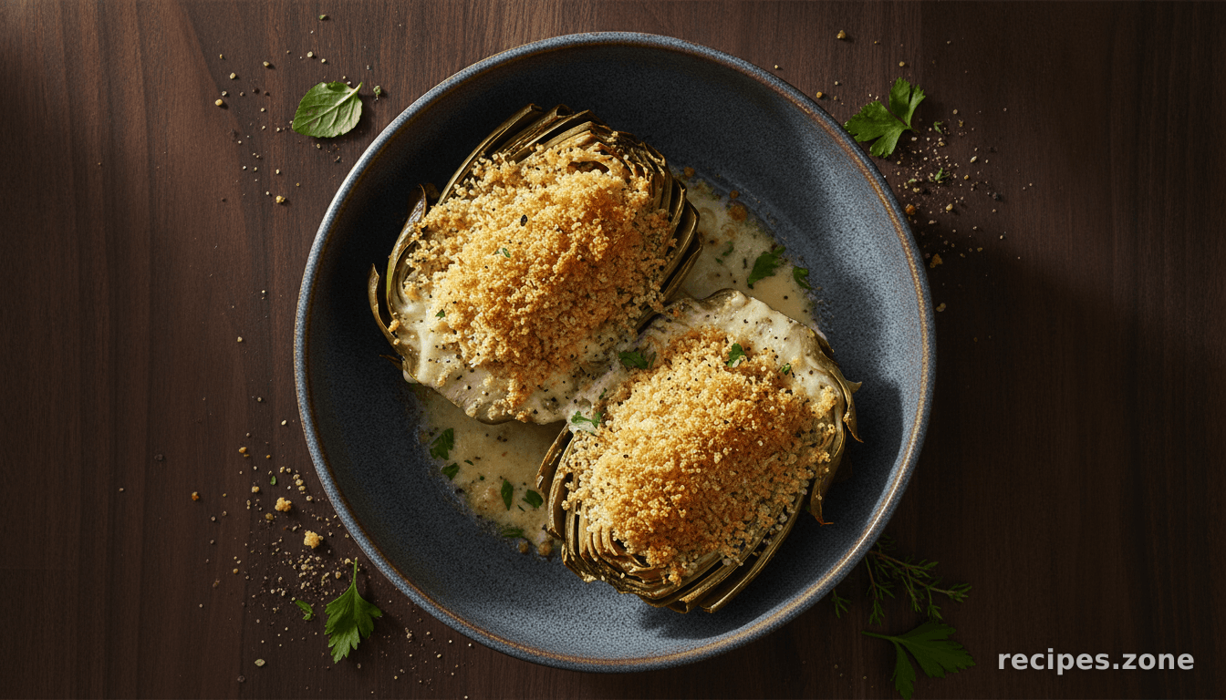 Garlic-Parmesan Artichokes