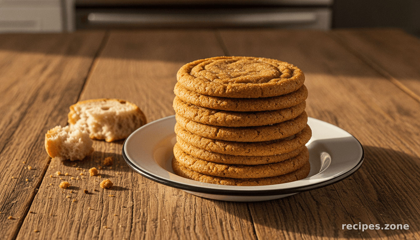 Molasses Ginger Cookies