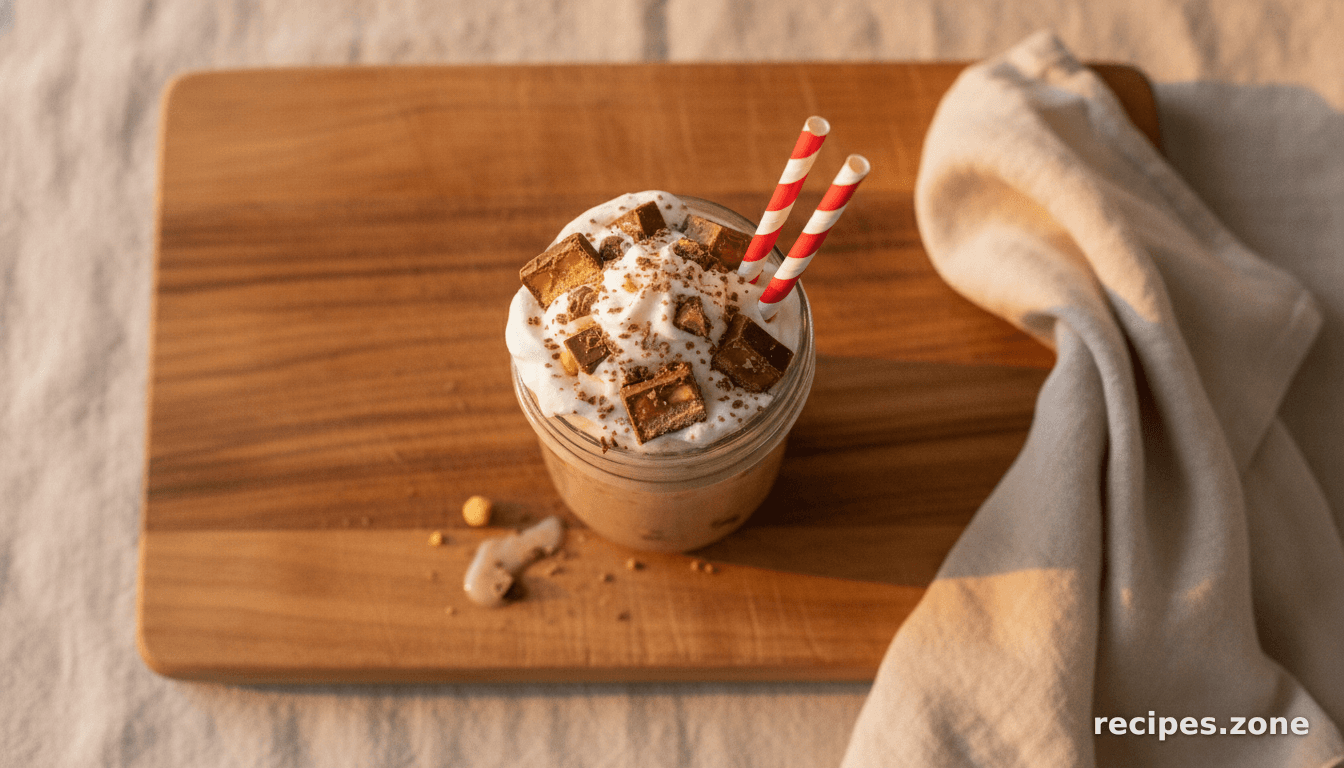 Boozy Snickers Milkshake