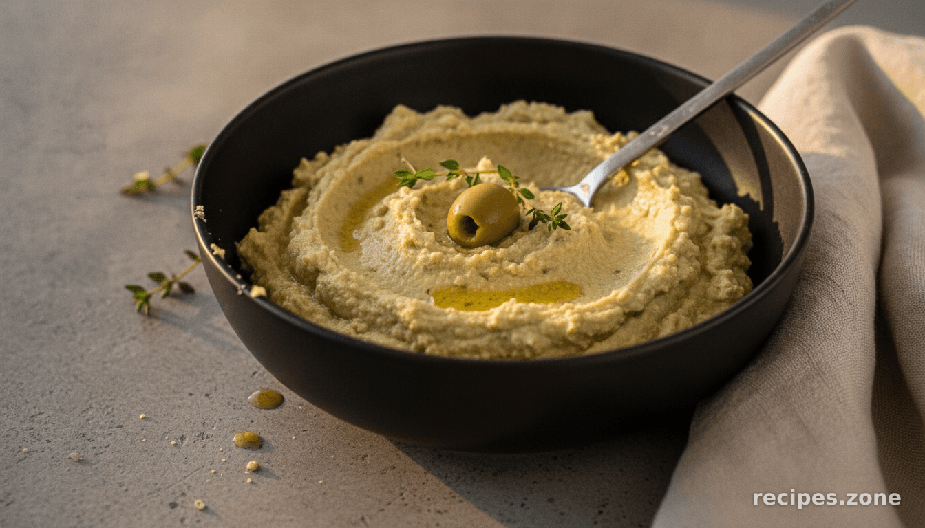 Garlic Oregano Olive Tapenade