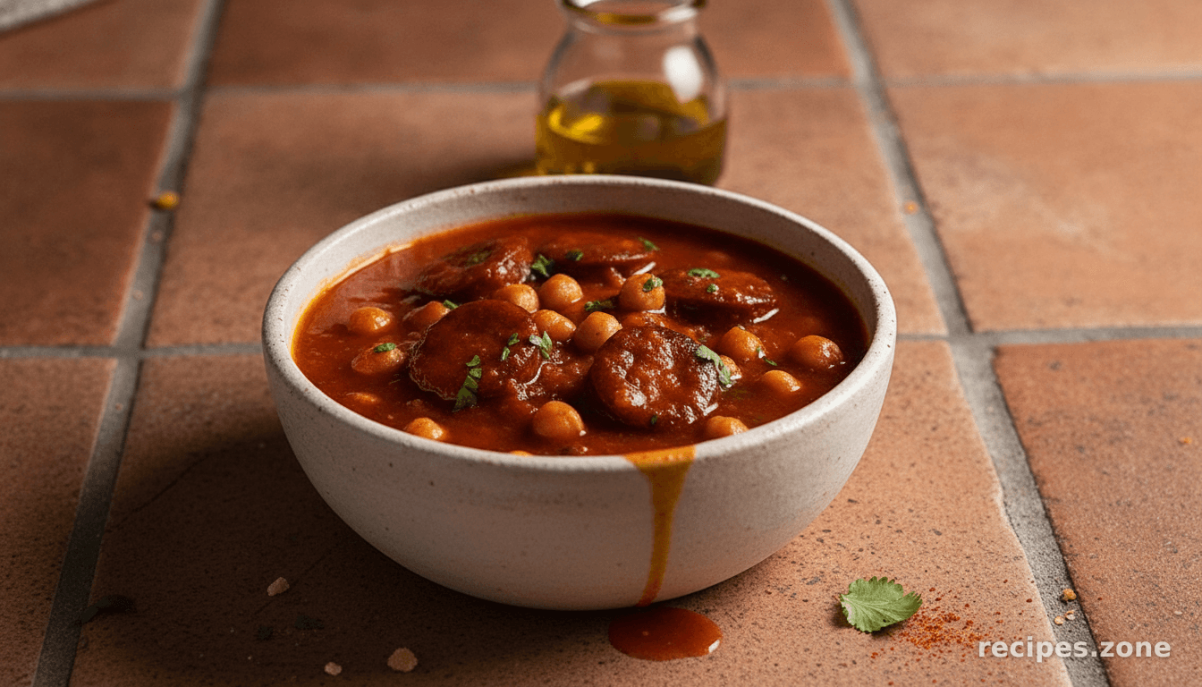 Chorizo & chickpea soup