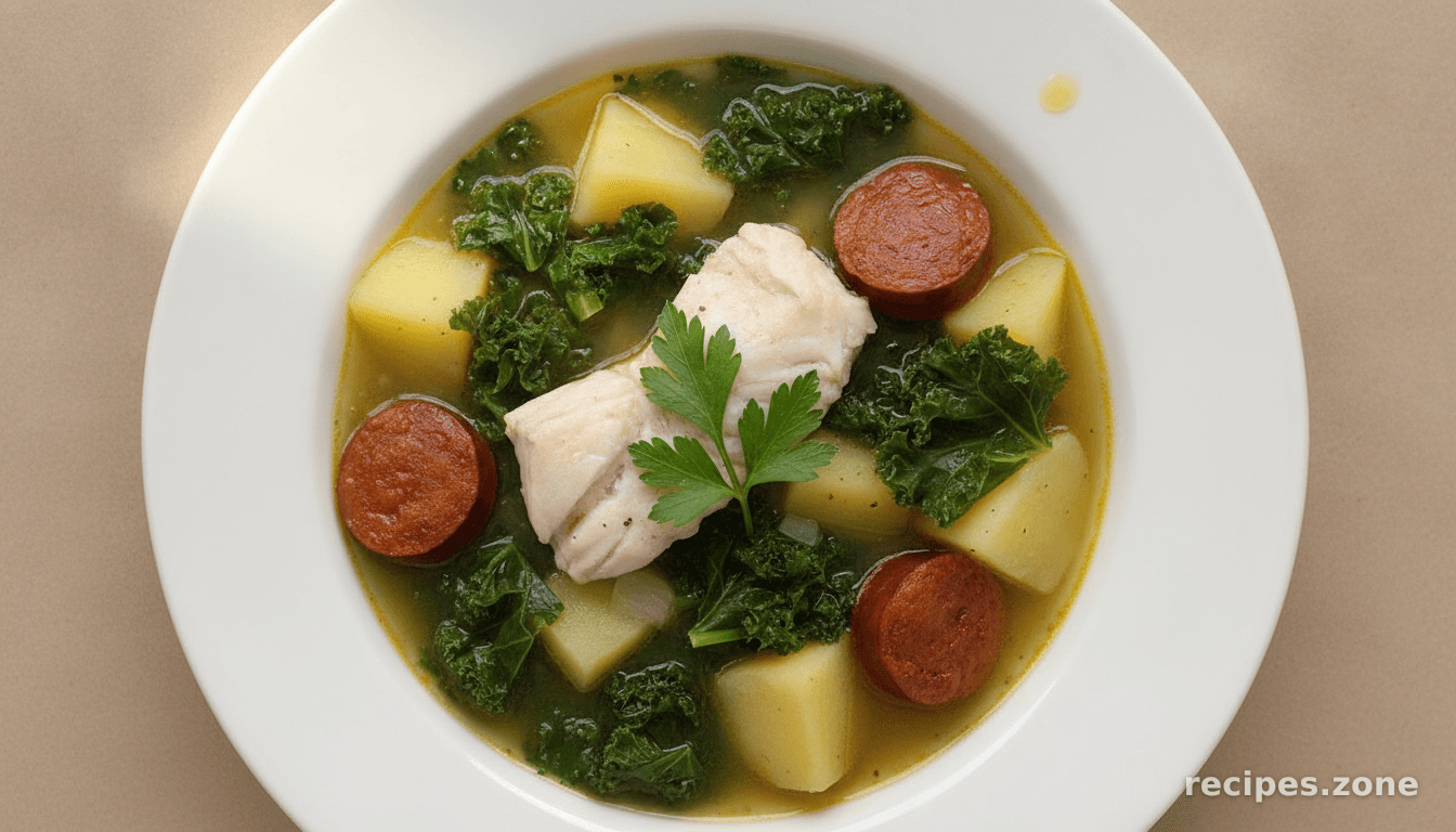 Spicy Halibut Stew With Chorizo and Kale