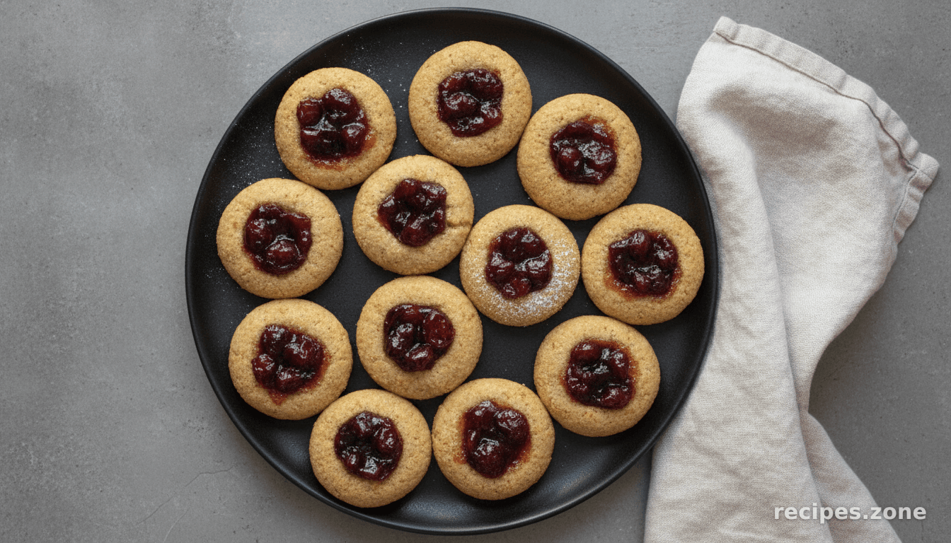 Egg-Free Cranberry Thumbprints