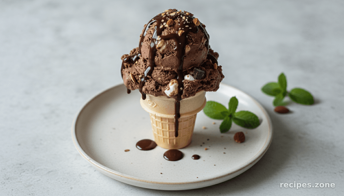 Rocky Road Ice Cream