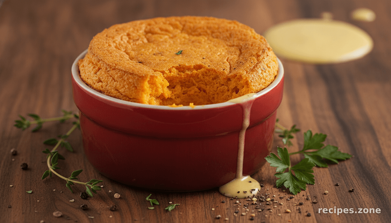 Savory Carrot Souffle
