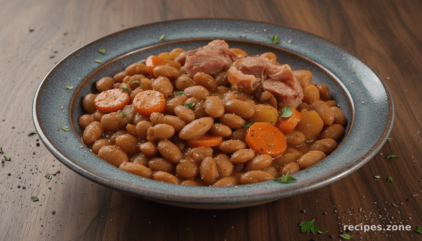 Beans With Smoked Pork Hock