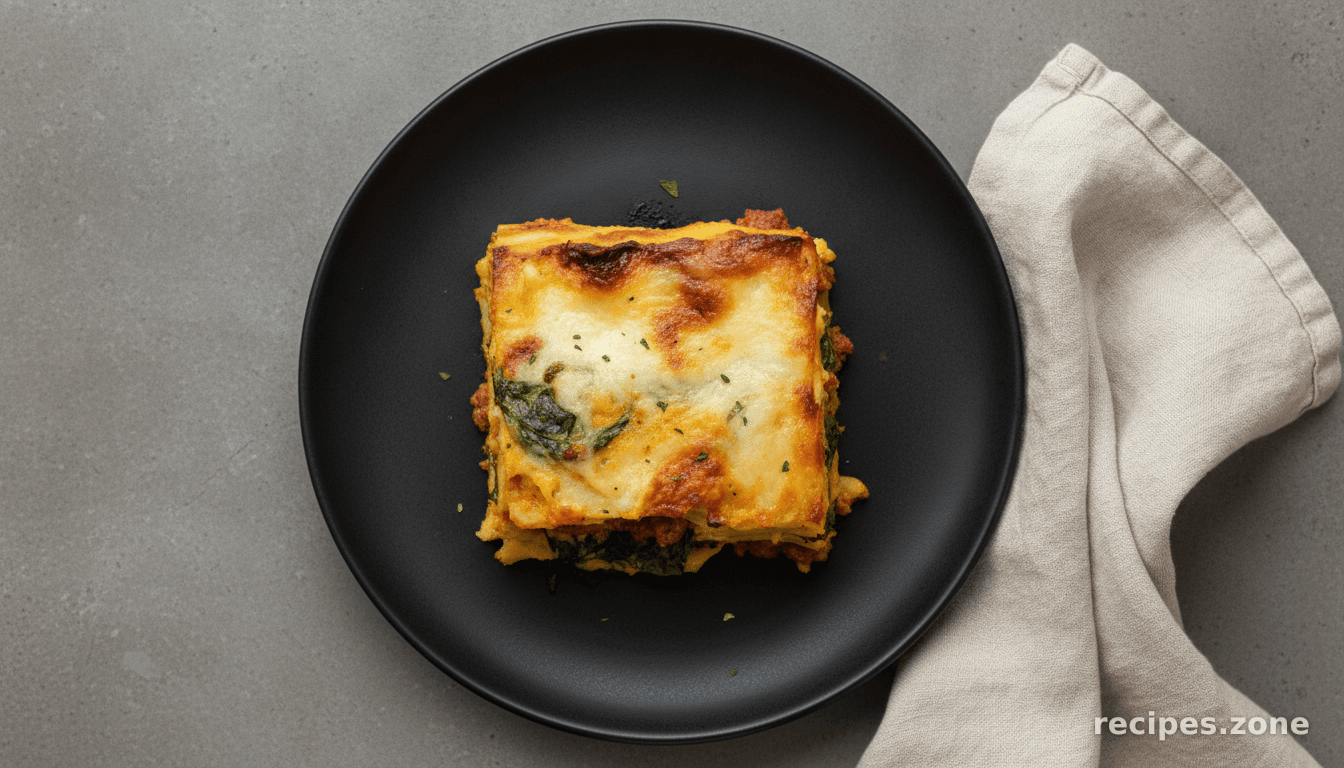 Pumpkin and Sausage Lasagna