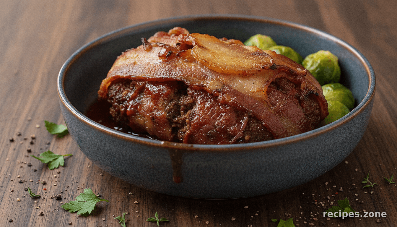 Bacon-Wrapped Meatloaf