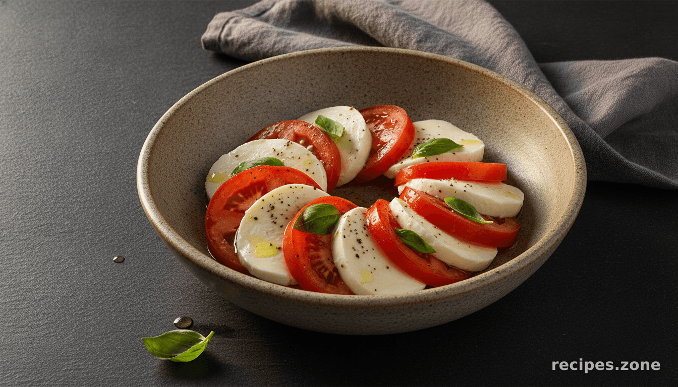 Italian Tomato and Mozzarella Caprese