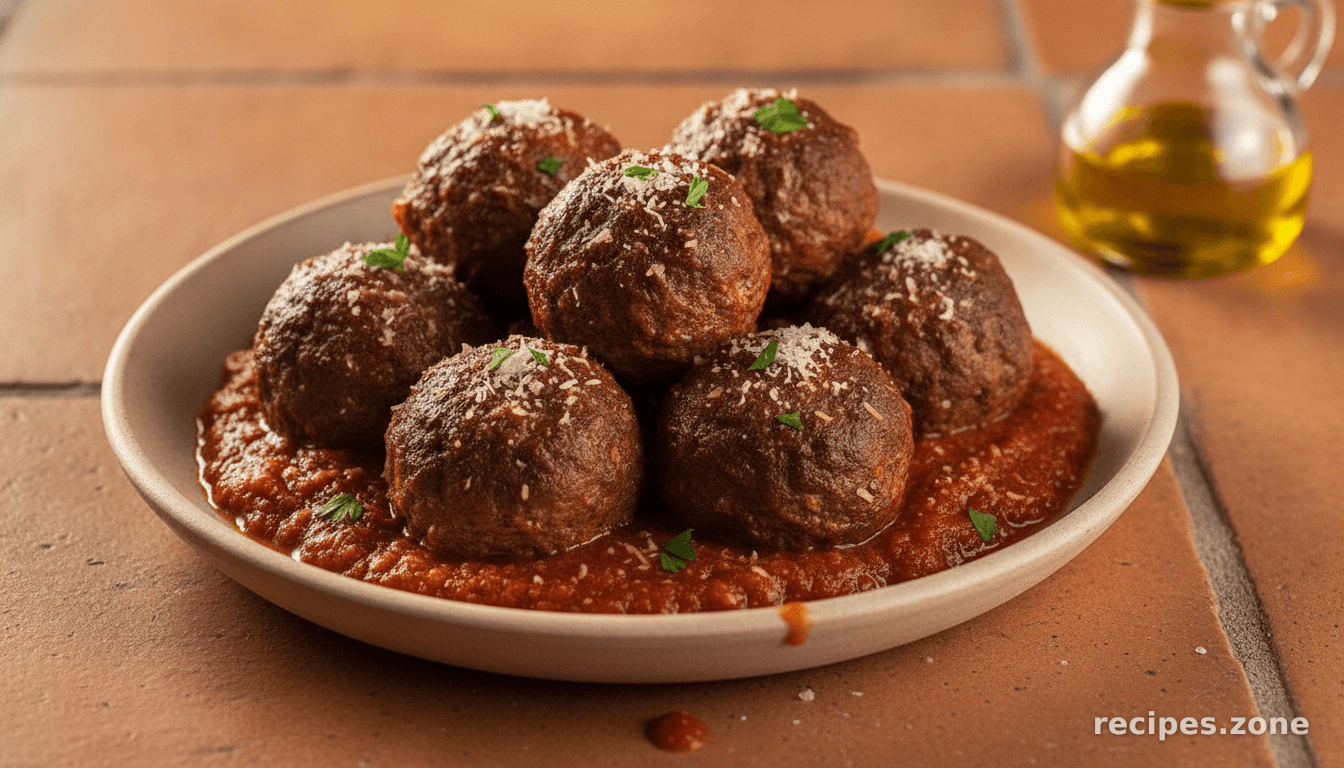 Easy Italian Meatballs