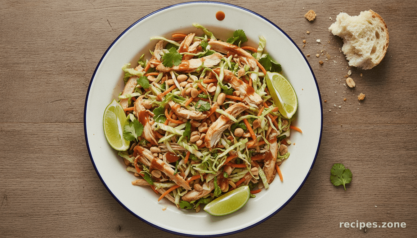Chinese Chicken Salad With Chipotle Dressing