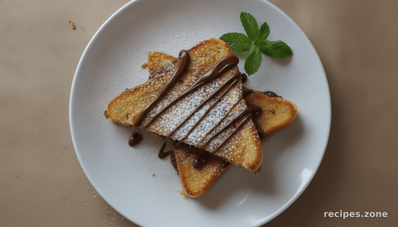 Nutella Stuffed French Toast